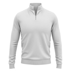 Sweatshirt col zippé générique