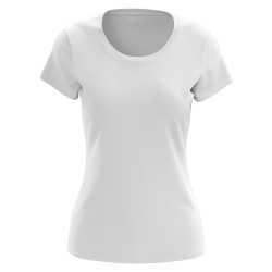 T-shirt col large femme générique