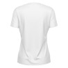 T-shirt col large femme générique